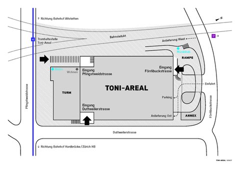 site plan ZHdK forum art in conflict